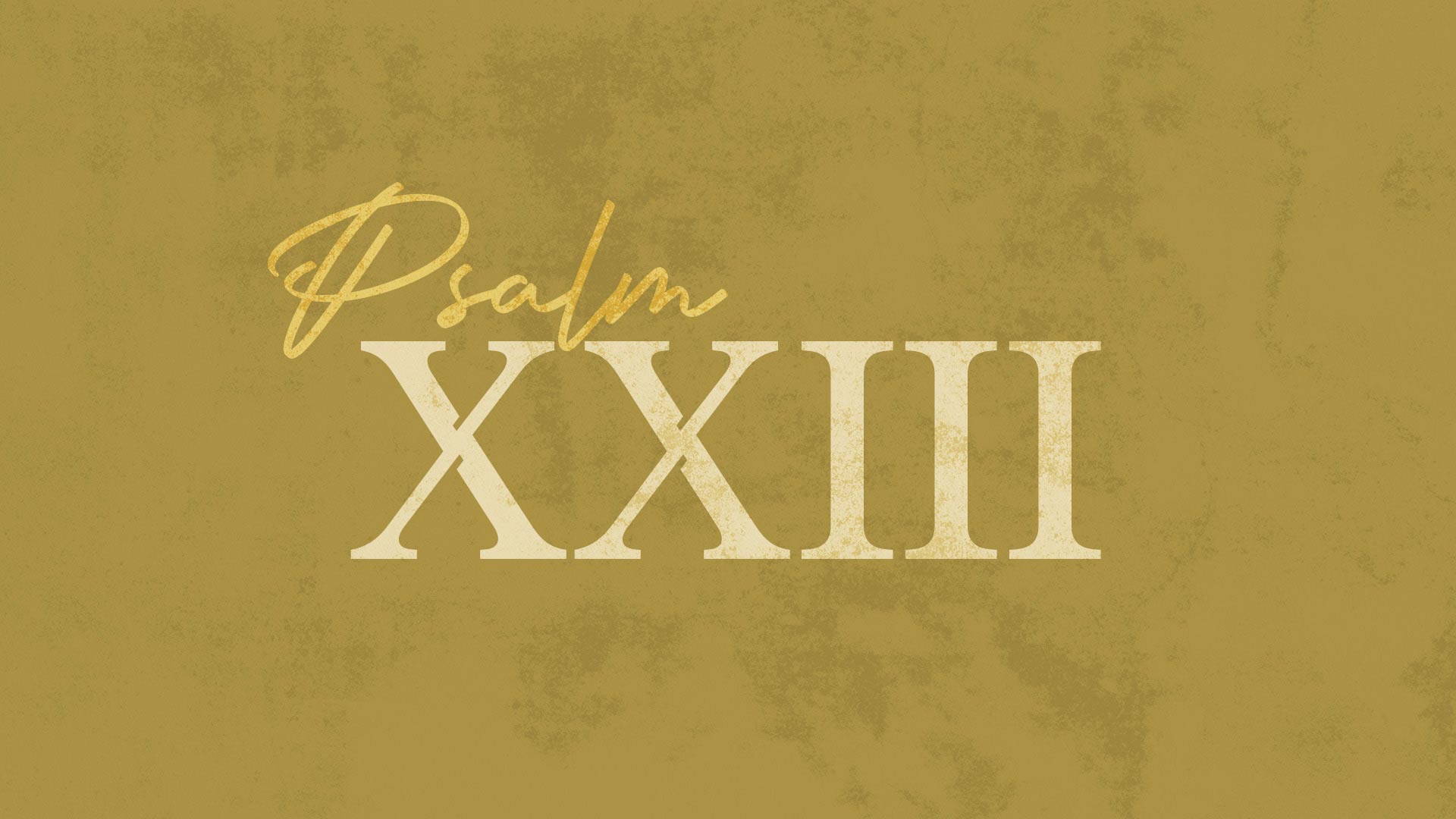 Psalm 23